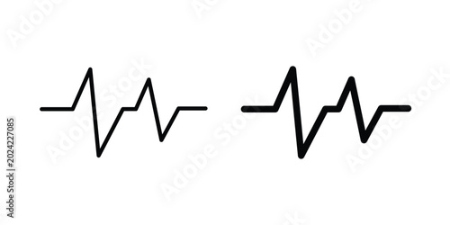 Photos Pulse icon. web black icon design.