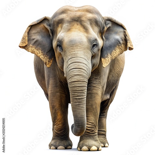 elephant isolated on white
