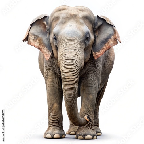 elephant isolated on white