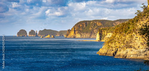 Photos The rugged coastline of the Tasman Peninsula, Tasman National Park, Tasmania, Au