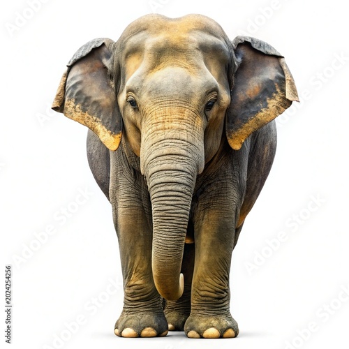 elephant isolated on white