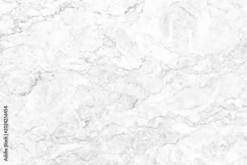 White marble texture with natural pattern for background or design artwork.