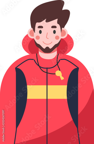 Athlete Personal Trainer Fitness Instructor Avatar Character