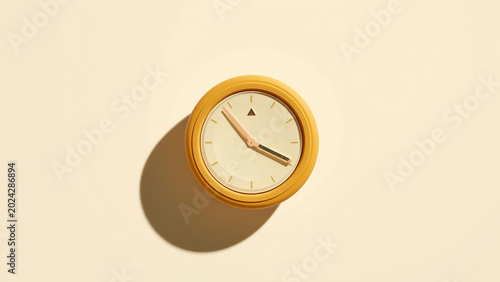 Minimalist focus timer styled for modern student desk aesthetic on clean white