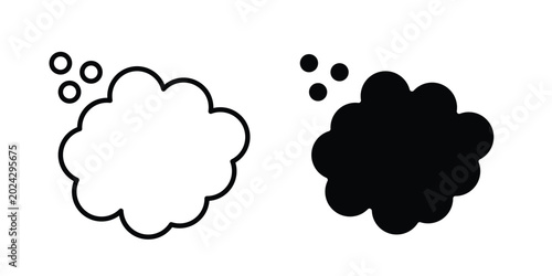 Foto Foam icon illustration simple design elements