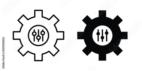 Photos Mass customization icon illustration simple design elements