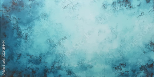 Tableau sur toile Abstract textured background in cool oceanic blue hues, evokes tranquil depths mysterious underwater world