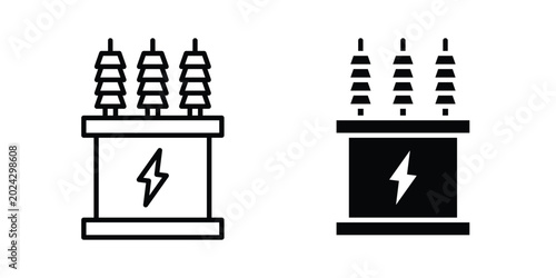 Tableau sur toile Transformer icon illustration simple design elements