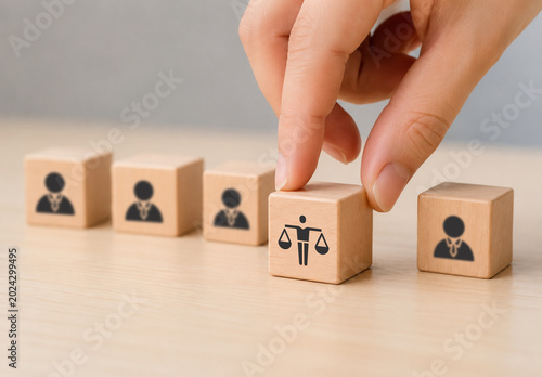 Foto Business ethics and compliance concept