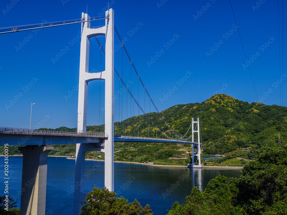 Fototapeta premium 【広島県】呉市・豊島大橋