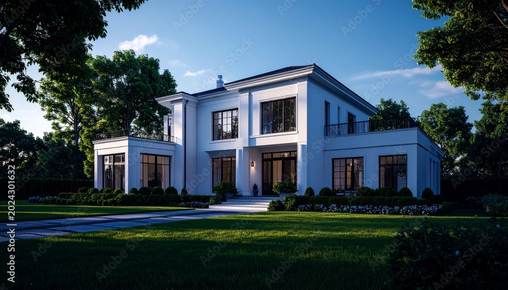 Fototapeta premium luxury home in florida