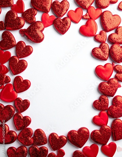 red heart frame