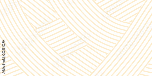 Yellow instant noodles, pasta, and spaghetti textures with geometric wavy lines. Ramen and pasta vector patterns.