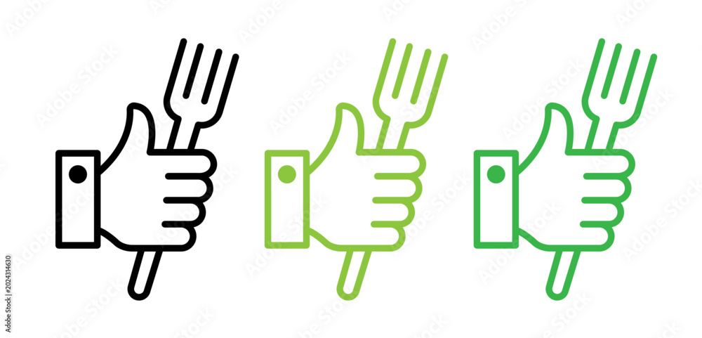 Fototapeta premium Good food icons pack. vector illustrations designs