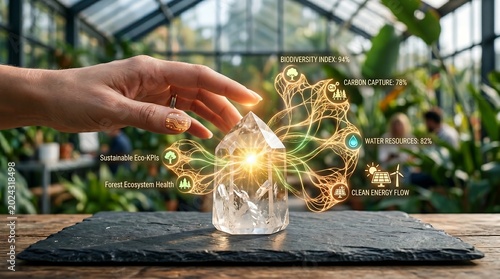 Smart Farming Technology Concept with Sustainable Agriculture and Digital Innovation