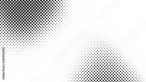 Light gradient halftone dots grunge wide background