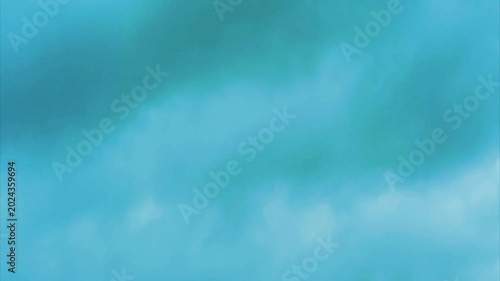 Beautiful white clouds moving shining through fog in blue sky, white clouds 4K stock footage. flight over the clouds with strong wind amazing cloudscape. 