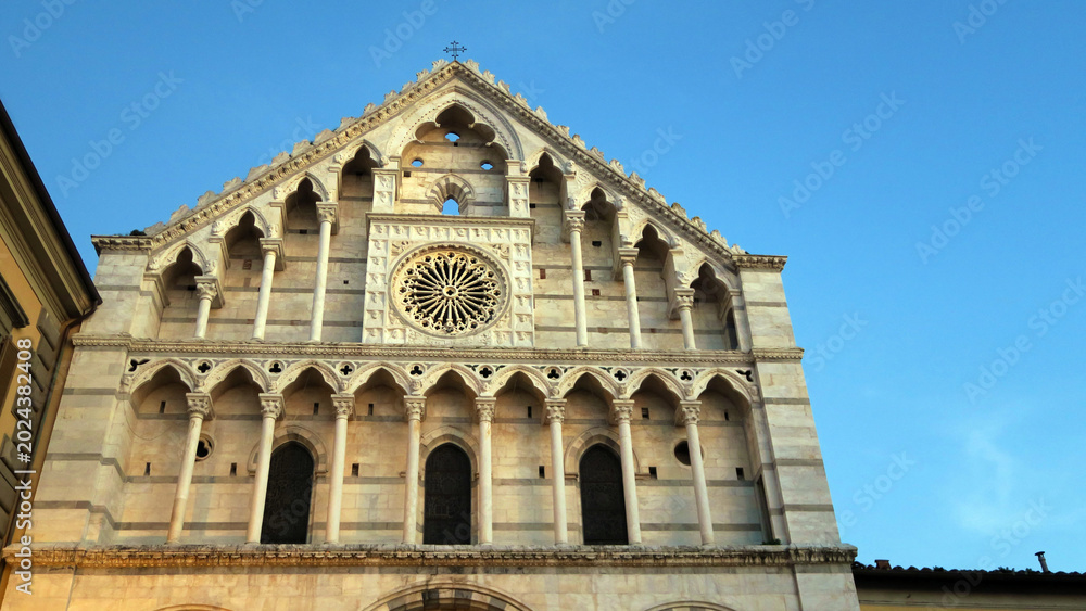 Obraz premium Pisa, Tuscany, Italy. View of the Chiesa di Santa Caterina d'Alessandria 