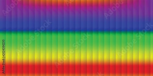 Rainbow stripes flow smoothly across the frame. Colors blend gently, creating a soft, serene effect. Ideal for backgrounds, designs, or digital art projects.Eps10