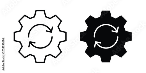 Tableau sur toile Implementation icon