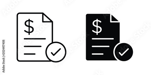 Photography Bill paid icon
