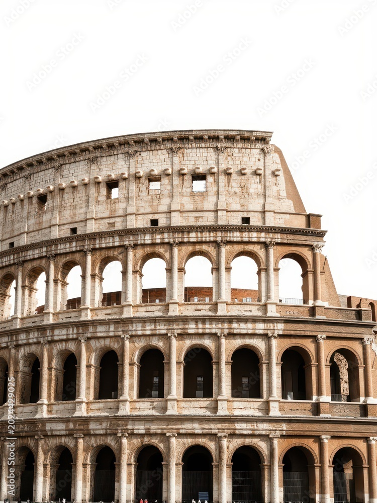 Obraz premium Roman Colosseum in Rome under Bright Daylight