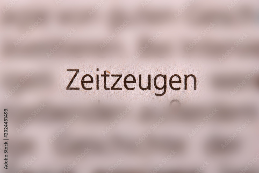 Fototapeta premium Der Begriff 