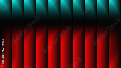 abstract vertical gradient pattern teal and red color scheme