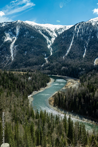 Moon bay Kanas Xinjiang China