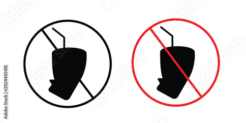Tableau sur toile Dont throw away plastic sign