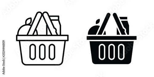 Grocery shopping icon