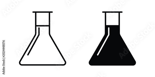 Photos Laboratory flask icon