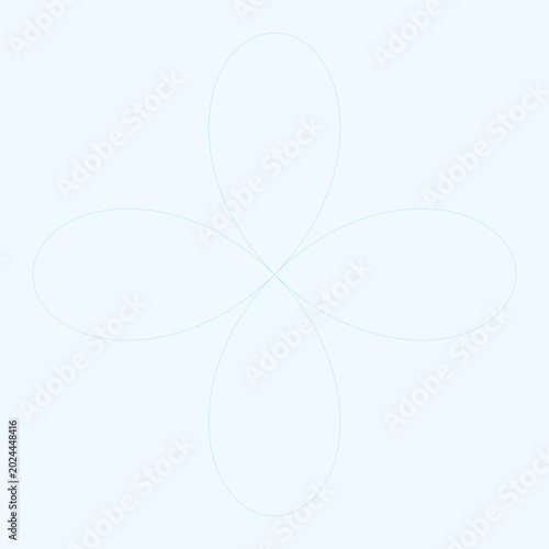 Abstract minimalist design with light blue background and soft shapes, copy space
