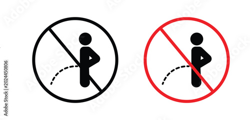 Fotografie No peeing sign