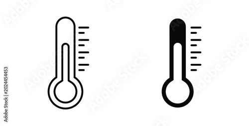 Quadro em tela Temperature icon