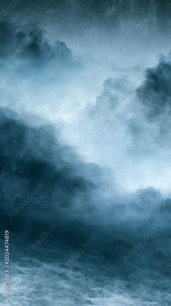 Fototapeta premium Abstract Background of Colorful Gradient Smoke Clouds: Vibrant & Dynamic Art Design