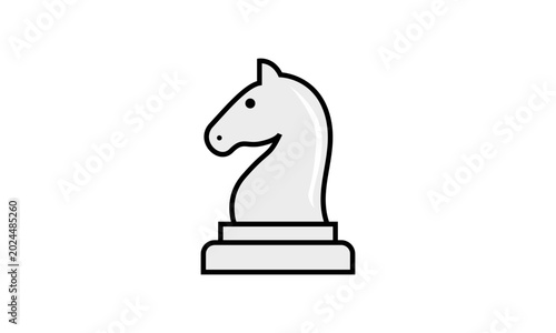 Chess Knight Strategy Icon