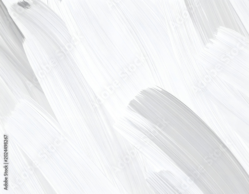 Abstract White Brush Strokes Texture Background.