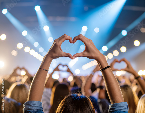 A radiant moment of collective emotion and connection.