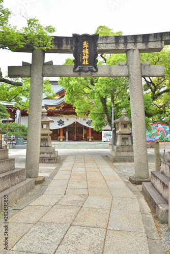 岸城神社の鳥居