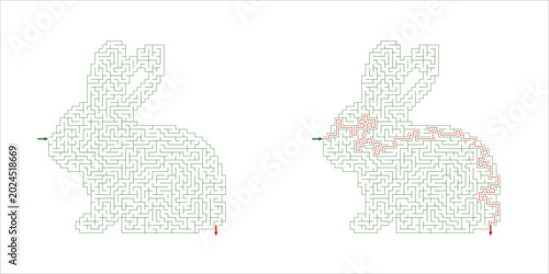 Simple Rabbit Maze  
