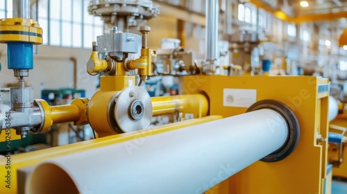 Industrial Rubber Mixing Mill in Operation