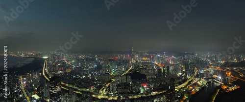 Fotografía Aerial photography of Shenzhen Futian Free Trade Zone, Shenzhen Hetao Shenzhen H