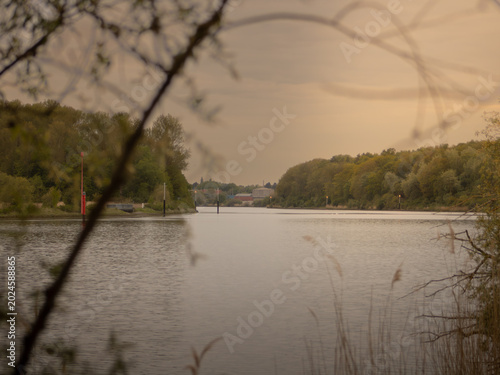 Plakat river in Lübeck