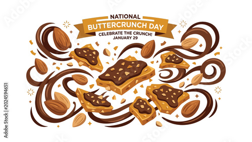Buttercrunch toffee candy sweet treat.
