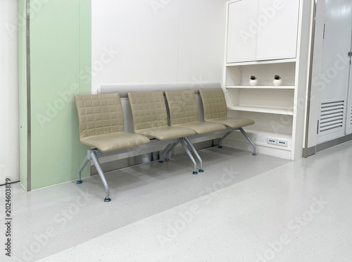 Waiting Area With Beige Chairs