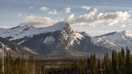 Mountain Ridge Along Icefields Parkway