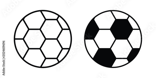 Foto Football icon graphic element for project and web designs