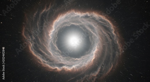Cosmic Nebula Swirls Around Bright Central Star