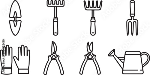 Photos Vector icons set of eight different chairs isometric style Vector